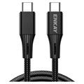 Kabel USB-C w Oplocie Joyroom S-CC100A20 - 100W, 2m - Czarny
