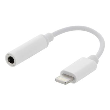 Adapter audio Epzi Lightning na 3,5 mm - 45 mm - srebrny