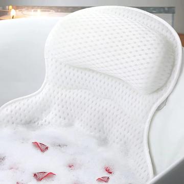 Ergonomiczna poduszka do wanny 4D - biała