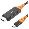Adapter Kablowy USB-C / HDMI Essager 4K EHDMIT-CX01 - 2m - Czerń
