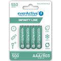 EverActive Infinity Line EVHRL03-550 Akumulatorki AAA 550mAh - 4 szt.