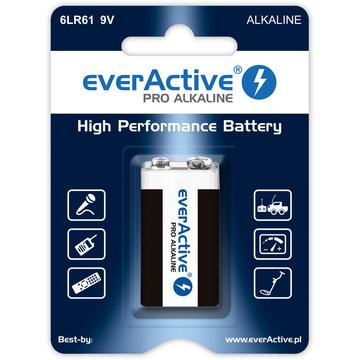 Bateria alkaliczna EverActive Pro 6LR61/9V 550mAh