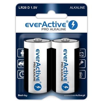 Baterie alkaliczne EverActive Pro LR20/D 17500mAh - 2 szt.