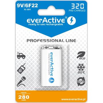 EverActive Professional Line EVHRL22-320 Akumulator 9V 320mAh