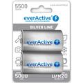 EverActive Silver Line EVHRL20-5500 Akumulatory D 5500mAh - 2 szt.