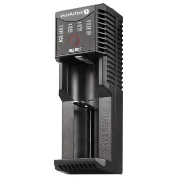 Uniwersalna ładowarka EverActive UC-100C USB-C z funkcją Power Bank - Li-ion/Ni-MH/LiFePO4