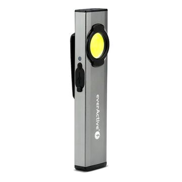 EverActive WL-250R Magnetyczna warsztatowa latarka LED - 300 lumenów - szara