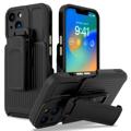 Hybrydowe Etui na Pasek iPhone 14 Plus Serii Explorer - Czarny