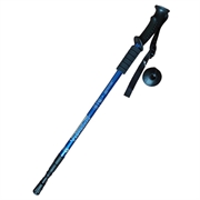 Wysuwany 3-sekcyjny kij turystyczny - 135cm - niebieski