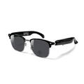 Inteligentne okulary F20 z tłumaczeniem, muzyką i rozmowami Bluetooth - ochrona przed promieniowaniem UV - czarne