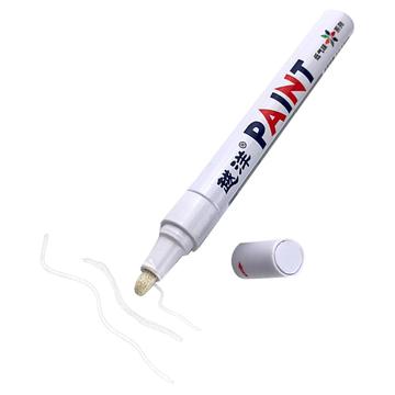Marker wodoodporny Flysea FS-110 do zastosowań hobbystycznych - do metalu, kamienia, plastiku i papieru - biały