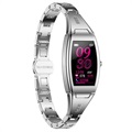 Wodoodporny Smartwatch z Pulsometrem Damski - Srebrny