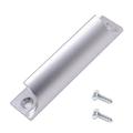 Aluminiowy uchwyt na palec / uchwyt meblowy - 9cm - srebrny