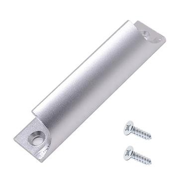 Aluminiowy uchwyt na palec / uchwyt meblowy - 9cm - srebrny
