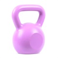 Solidny Odlany z Żeliwa Kettlebell Fitness - 5 kg - Fioletowy