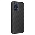 OnePlus Nord CE 2 Lite 5G Etui z Klapką - Włókno Węglowe - Czarne