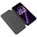 OnePlus Nord CE 2 Lite 5G Etui z Klapką - Włókno Węglowe - Czarne