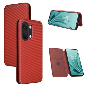 OnePlus Ace 2V/Nord 3 Etui z Klapką - Włókno Węglowe