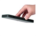 OnePlus 10 Pro Etui z Klapką - Włókno Węglowe - Zieleń