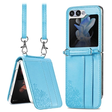 Etui z Paskiem Floral Print - Samsung Galaxy Z Flip5