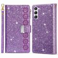 Samsung Galaxy S23 5G Etui-Portfel z Serii Starlight - Fiolet