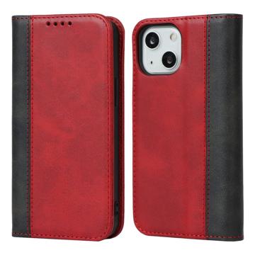 Etui z Portfelem z Serii Elegance do iPhone 14 - Czerwień / Czerń