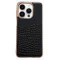 iPhone 14 Pro Pokryte Skórą Etui z Serii Crocodile