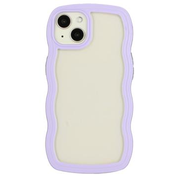 Wavy Edge iPhone 14 Hybrydowe Etui - Fiolet