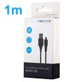 Kabel MicroUSB do Ładowania i Synchronizacji Forever - 1m - Czarny