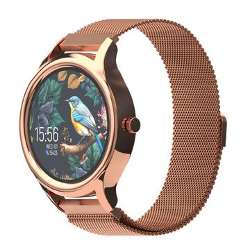 Forever ForeVive 3 SB-340 wodoodporny smartwatch - silikonowy i magnetyczny pasek siatkowy