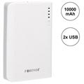 Powerbank Forever TB-012 Dual USB - 10000mAh - Szary / Biały