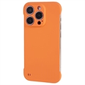 iPhone 14 Pro Max Bezramkowe Plastikowe Etui - Pomarańcz