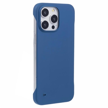 iPhone 16 Pro Bezramkowe Plastikowe Etui - Błękit