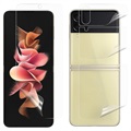 Samsung Galaxy Z Flip3 5G Zestaw Osłon Full Cover z TPU - Przezroczysty