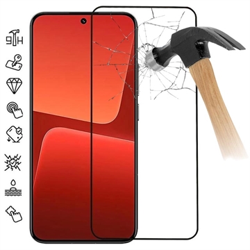 Osłona na Cały Wyświetlacz z Hartowanego Szkła Asus ROG Phone 8/8 Pro - Czarna Krawędź