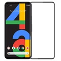 Google Pixel 4a 5G Szkło Hartowane - Pełne Zabezpieczenie - Czerń