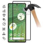 Osłona na Cały Wyświetlacz z Hartowanego Szkła Google Pixel 8 - Czarna Krawędź