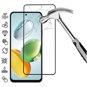 Honor 200 Smart/X7c Osłona na Cały Wyświetlacz z Hartowanego Szkła - Czarna Krawędź