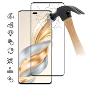 Honor X60 Pro Osłona na Cały Wyświetlacz z Hartowanego Szkła - Czarna Krawędź