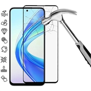 Osłona na Cały Wyświetlacz z Hartowanego Szkła Honor X7b/90 Smart - Czarna Krawędź