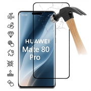 Huawei Mate 80 Pro Pełna okładka szkło hartowane na ekran - 9H - czarna krawędź