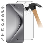Huawei Pura 70 Pro/70 Ultra Osłona na Cały Wyświetlacz z Hartowanego Szkła - Czarna Krawędź
