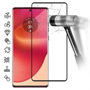 Osłona na Cały Wyświetlacz z Hartowanego Szkła Motorola Edge 50 Fusion - Czarna Krawędź