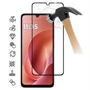 Motorola Moto G06/G06 Power Pełna okładka szkło hartowane na ekran - 9H - czarna krawędź