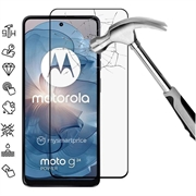 Osłona na Cały Wyświetlacz z Hartowanego Szkła Motorola Moto G24 - Czarna Krawędź