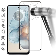 Osłona na Cały Wyświetlacz z Hartowanego Szkła Motorola Moto G24 Power - Czarna Krawędź