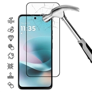 Motorola Moto G67 Power Pełna okładka szkło hartowane na ekran - 9H - czarna krawędź