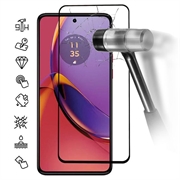 Osłona na Cały Wyświetlacz z Hartowanego Szkła Motorola Moto G84 - Czarna Krawędź