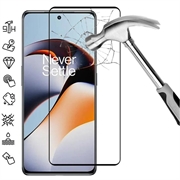 Osłona na Cały Wyświetlacz z Hartowanego Szkła OnePlus 12R/Ace 3 - Czarna Krawędź