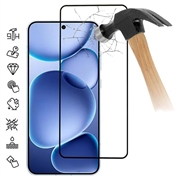 Osłona na Cały Wyświetlacz z Hartowanego Szkła Oppo Find X8s+ - Czarna Krawędź